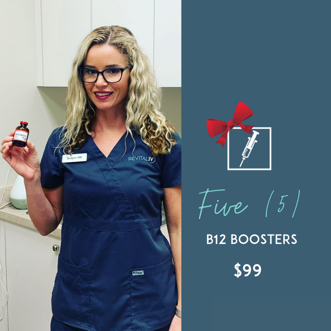 5 B12 Shots for $99!